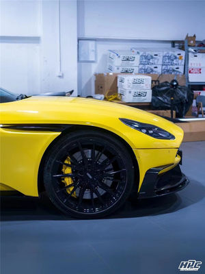 Para a Aston Martin DB11 Fibra de Carbono Kit de Corpo DB11 Moderado PK Estilo Fibra de Carbono Frente Lips Diffuser Spoiler Hood