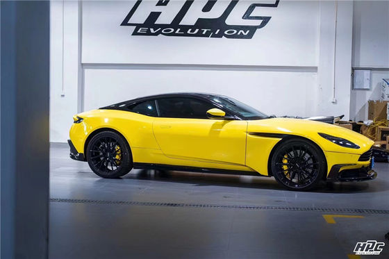 Para a Aston Martin DB11 Fibra de Carbono Kit de Corpo DB11 Moderado PK Estilo Fibra de Carbono Frente Lips Diffuser Spoiler Hood