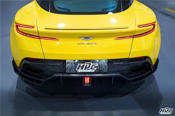 Para a Aston Martin DB11 Fibra de Carbono Kit de Corpo DB11 Moderado PK Estilo Fibra de Carbono Frente Lips Diffuser Spoiler Hood