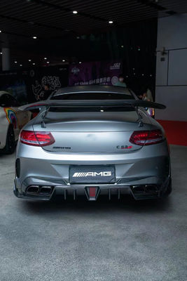 Peças para automóveis para Mercedes C63 Coupe Spoiler de fibra de carbono W205 C63 C63S Upgraded IMP-style GT Tail Spoiler