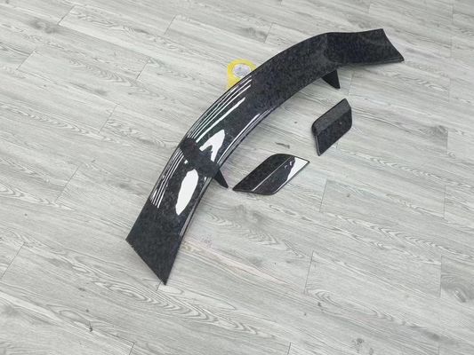 Bright Black Aston Martin Body Kit DBX MSY Estilo Ala de Spoiler de Fibra de Carbono