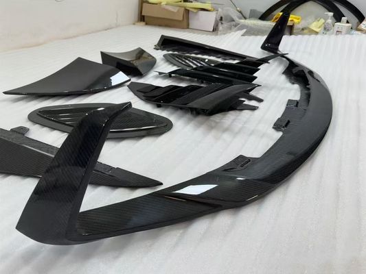 DBS Aston Martin Body Kit Branco 770 Estilo Spoiler Fronteiro Em Carro Difusor de Lábios
