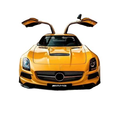 Para o Mercedes SLS R197 Carbon Fiber Body Kit SLS Upgrades Black Series Style Frente e traseiro Bumper Spoiler Hood