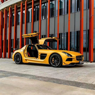 Para o Mercedes SLS R197 Carbon Fiber Body Kit SLS Upgrades Black Series Style Frente e traseiro Bumper Spoiler Hood