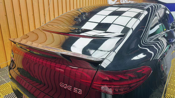 Para Mercedes-Benz EQE Spoiler de fibra de carbono EQE atualiza a asa traseira de spoiler de fibra de carbono de estilo BS