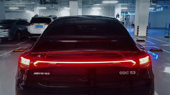Para Mercedes-Benz EQE Spoiler de fibra de carbono EQE atualiza a asa traseira de spoiler de fibra de carbono de estilo BS