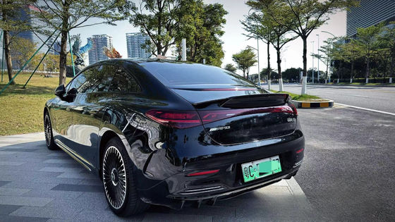 Para Mercedes-Benz EQE Spoiler de fibra de carbono EQE atualiza a asa traseira de spoiler de fibra de carbono de estilo BS