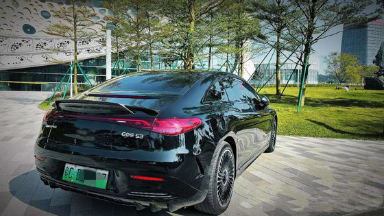 Para Mercedes-Benz EQE Spoiler de fibra de carbono EQE atualiza a asa traseira de spoiler de fibra de carbono de estilo BS