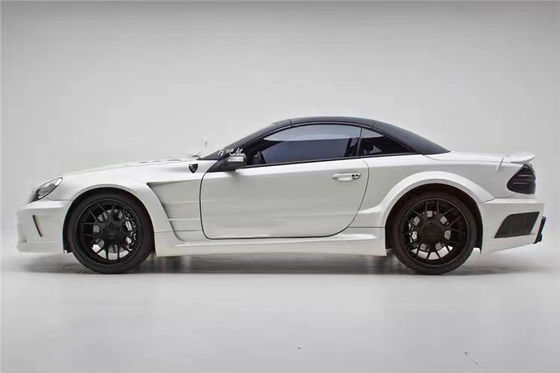 Para Mercedes SL R230 Widebody Kit SL R230 Misha estilo avançado e traseiro Bumper Spoiler Widebody Kit