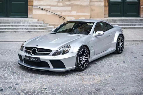 Para o Mercedes SL R230 Widebody Kit SL R230 Upgraded BS Style Frente e traseiro Bumper Spoiler Widebody Kit
