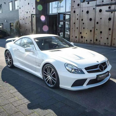 Para o Mercedes SL R230 Widebody Kit SL R230 Upgraded BS Style Frente e traseiro Bumper Spoiler Widebody Kit