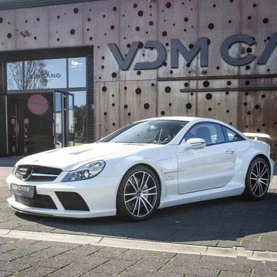 Para o Mercedes SL R230 Widebody Kit SL R230 Upgraded BS Style Frente e traseiro Bumper Spoiler Widebody Kit