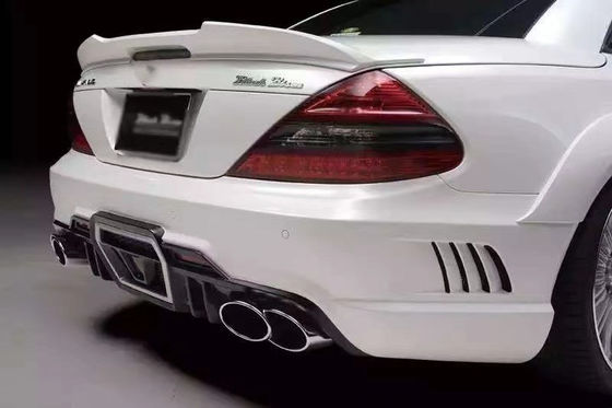 Para o Mercedes SL R230 Widebody Kit SL R230 Upgraded WD Style Front and Rear Bumper Spoiler Widebody Kit