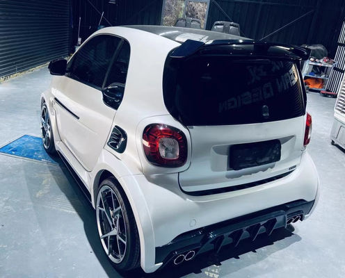 Para o Mercedes SMART Kit de corpo de fibra de carbono SMART Upgrades Kit de corpo largo de fibra de carbono