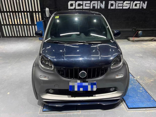 Para o Mercedes SMART Kit de corpo de fibra de carbono SMART Upgrades Kit de corpo largo de fibra de carbono