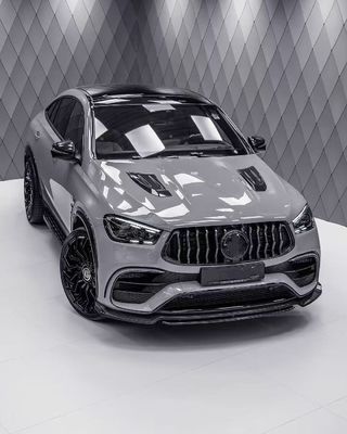 para Mercedes-Benz GLE53 63Ccoupe Kit de corpo de fibra de carbono GLE53 63Ccoupe Kit de difusão de lábio frontal de fibra de carbono Spoiler Wide-body