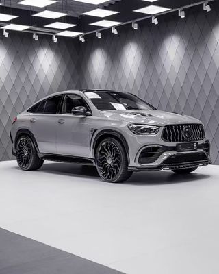 para Mercedes-Benz GLE53 63Ccoupe Kit de corpo de fibra de carbono GLE53 63Ccoupe Kit de difusão de lábio frontal de fibra de carbono Spoiler Wide-body