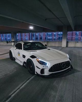 Para Mercedes AMG GT Fibra de Carbono Widebody Kit AMG GT Upgraded CBE Style Fronteiro Lips Diffuser Spoiler Widebody Kit