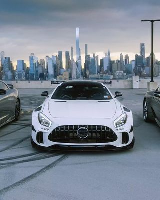 Para Mercedes AMG GT Fibra de Carbono Widebody Kit AMG GT Upgraded CBE Style Fronteiro Lips Diffuser Spoiler Widebody Kit