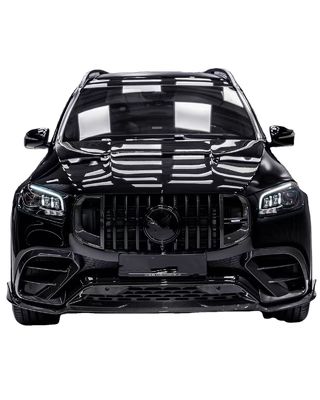 Para o Mercedes X167 GLS450 Kit de corpo de fibra de carbono GLS Upgrade BS estilo frontal de lábio difusor spoiler widebody Kit