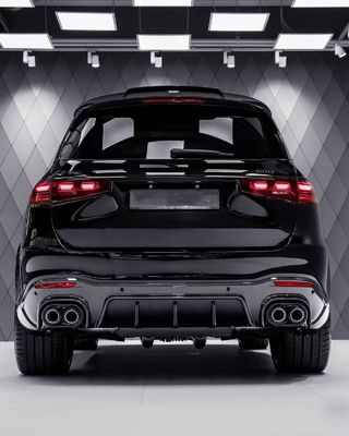 Para o Mercedes X167 GLS450 Kit de corpo de fibra de carbono GLS Upgrade BS estilo frontal de lábio difusor spoiler widebody Kit