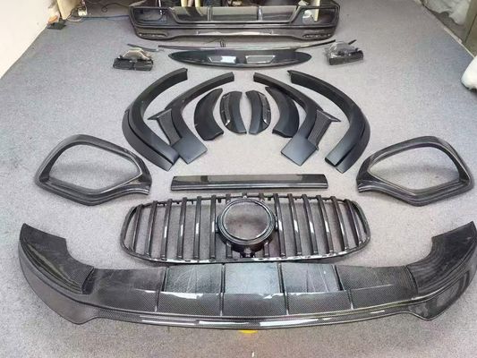 X167 GLS450 Mercedes Benz Body Kit LD Estilo Fibra de Carbono Spoiler Capuz