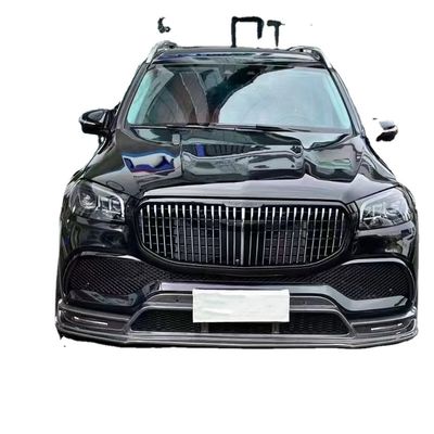 Maybach GLS600 Mercedes Benz Body Kit LD Estilo Carro Frente Bumper Lip Kit Widebody