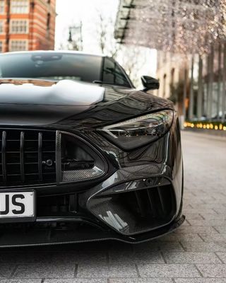 SL63 Mercedes Benz SL Body Kit 2015 - 2016 BS Style Hood Spoiler Difusor de lábio frontal