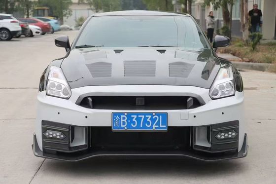 Nissan GTR Carbon fiber body Kit GTR r35 Upgraded 2024nismo style front and rear bumper spoilers hood fenders